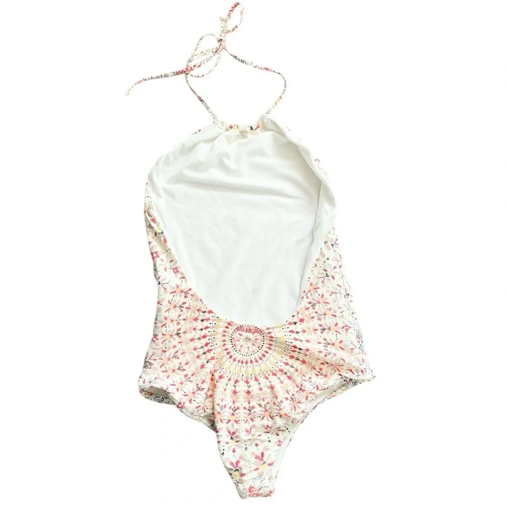 Billabong Paisley Paradise Halter Beach womens Large Boho Bathing Swim Vacation